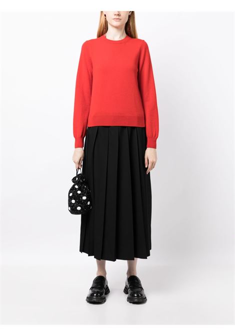 Red round-neck jumper - women COMME DES GARCONS COMME DES GARCONS | RLN5035